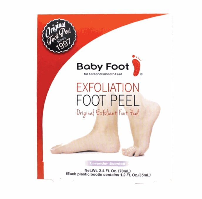 Baby foot exfoliation foot peel
